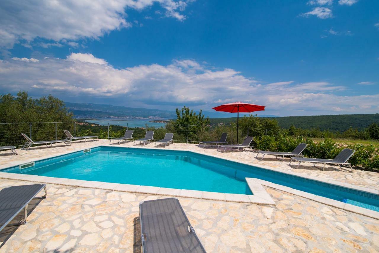 Holiday House Rosalia With Seaview And Swimming Pool Suzan Dış mekan fotoğraf